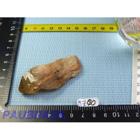 Pointe de Citrine Naturelle Brute du Congo Q Extra 42g