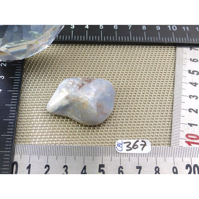 Calcedoine Bleue Fancy Pierre Roulée Q Extra 23g Afrique Sud