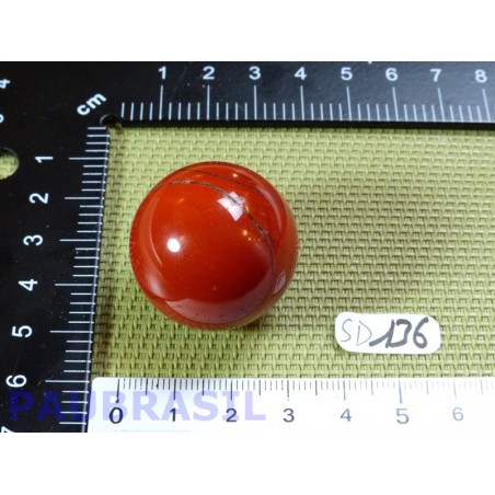 Sphère Jaspe Rouge 38g diamètre 30mm