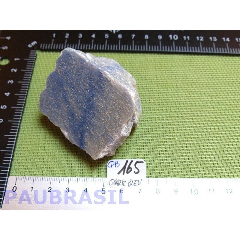 Quartz Bleu - Aventurine Bleue en Pierre brute une face polie 164g