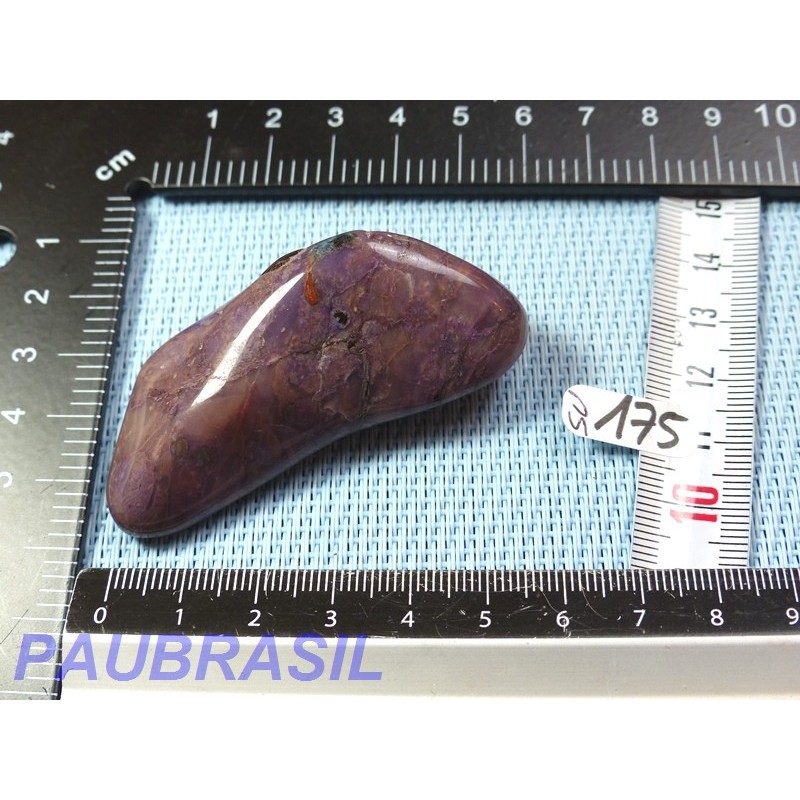 Sugilite en pierre roulée 43gr qualité moyenne