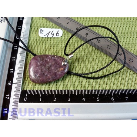 Pendentif Lépidolite mini pierre plate 8gr