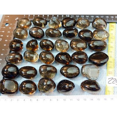 Quartz Fumé Q Extra Pierre Roulée à l unité de 15 à 18 gr | Minéraux Paubrasil