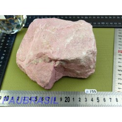 Thulite - zoïsite rouge en pierre brute de 1827g