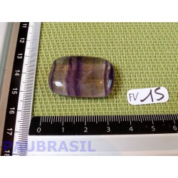 Fluorite Violette plate rectangulaire 12g Q Extra