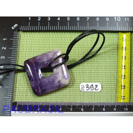 Pi Donut CARRE pendentif en Amethyste Q Extra Brésil 4cm Pi Donut CARRE pendentif en Amethyste Q Extra Brésil 4cm