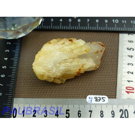 Quartz Ananas de Madagascar en Pointe Brute Q Extra 102g Rare