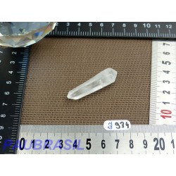 Pointe biterminée en cristal de roche Q Extra  pour lithothérapie 9g