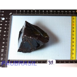 Obsidienne noire en Pierre Brute Translucide Q Extra 240gr