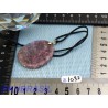 Pendentif Lépidolite mini pierre plate 14gr