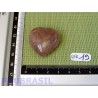 Coeur en Quartz Fraise 19gr