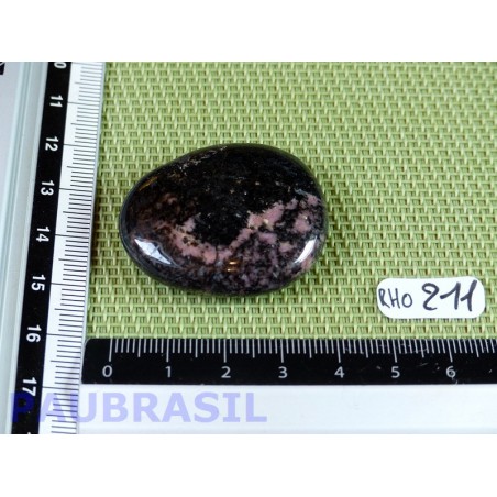 Rhodonite Q Extra Pierre plate 28g