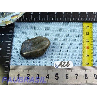 Quartz oeil de chat en pierre roulée de 13g Qualité moyenne
