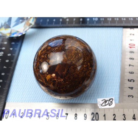 Sphère en Bronzite 494gr Bresil 65mm diamètre