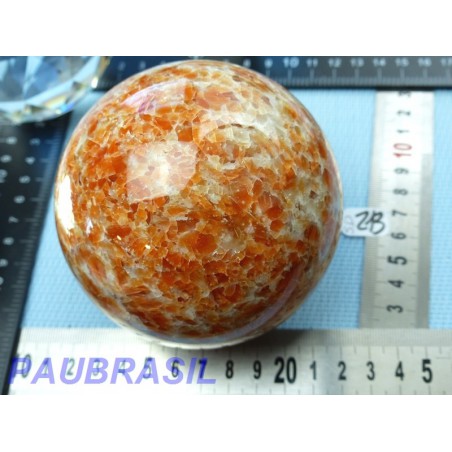 Sphère  Pierre de soleil Q Extra 1140gr 92mm diamètre