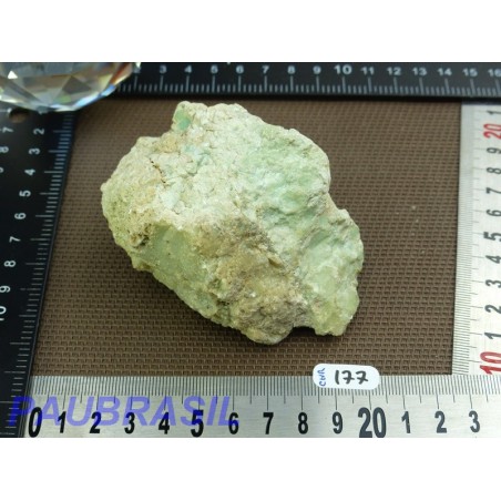 Chrysoprase brute du Brésil 276g