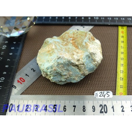 Turquoise de Madagascar en Pierre Brute non traitée 176gr Rare