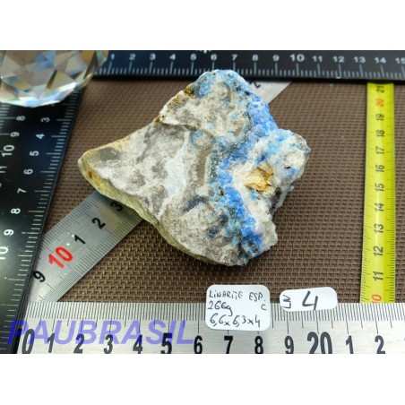 Linarite Espagne en pierre brute 266g rare