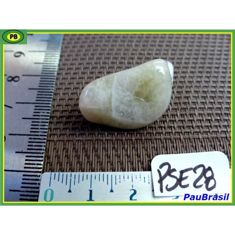 Prasiolite en pierre roulée EXTRA du Brésil de 7g