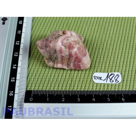 Rhodocrosite Argentine Pierre semi Roulée Q Extra 34gr