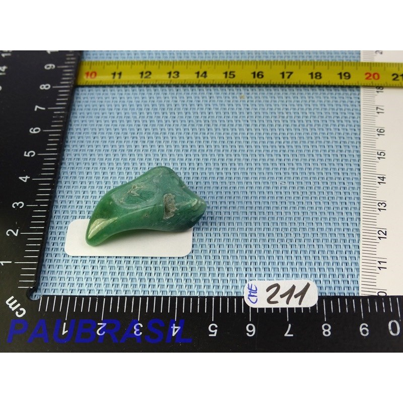 Calcédoine Verte Chrome - Mtorolite Q Extra pierre roulée 10g