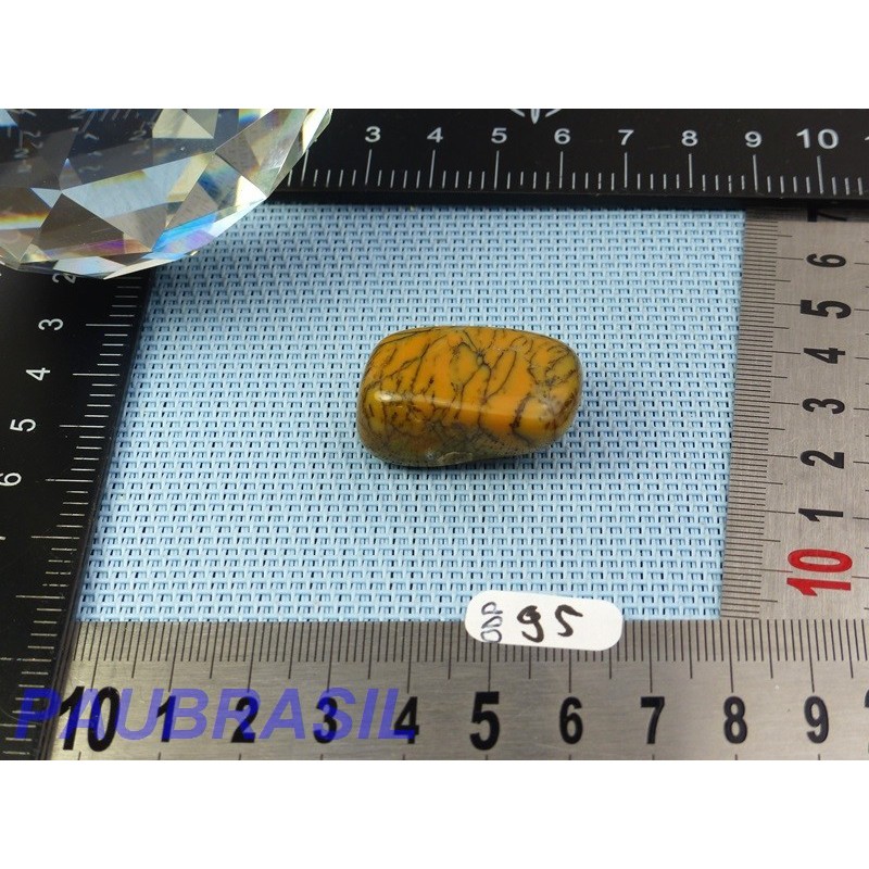 Opale à Dendrites en pierre roulée de 13gr