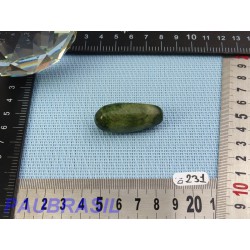 Diopside - Chrome diopside forme lingam pierre roulée 20g