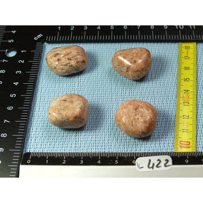 Orthoclase de Madagascar Lot de 4 Pierres Roulées 58g | Minéraux Paubrasil