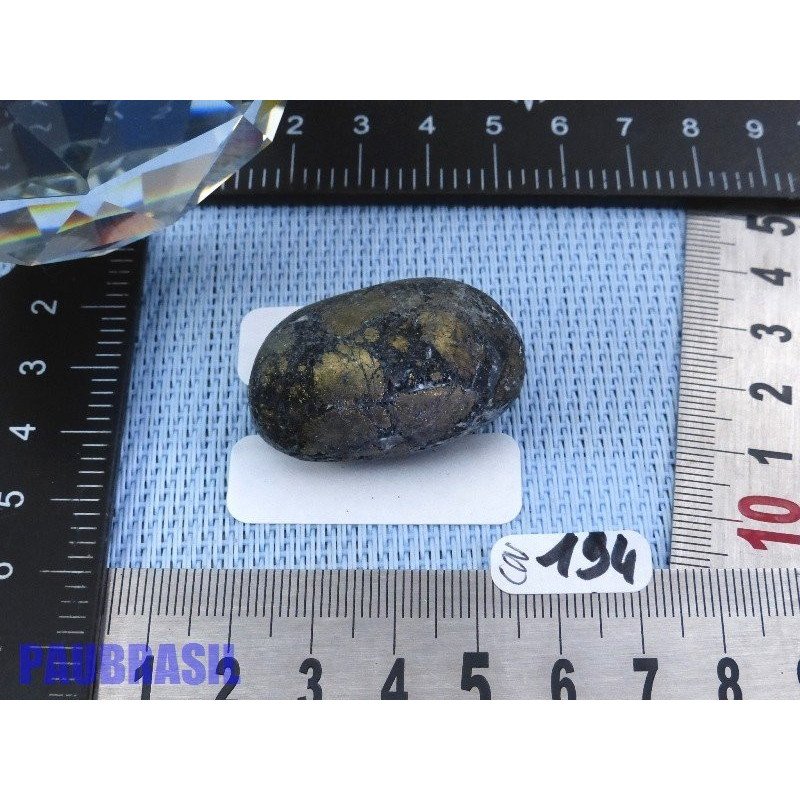 Covellite - Covelline en pierre semi roulée du Pérou 29g