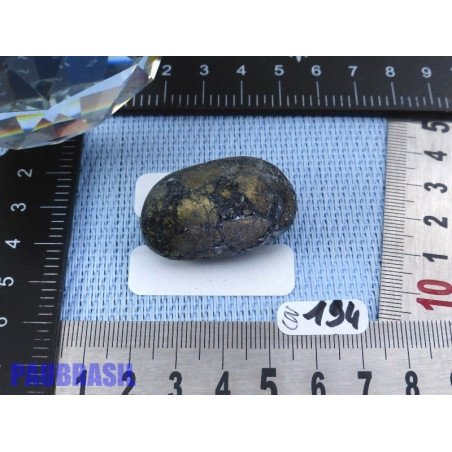 Covellite - Covelline en pierre semi roulée du Pérou 29g