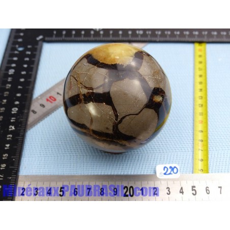 Sphère en Septaria 764gr 80mm diamètre