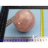 Sphère en Quartz Rose Q Extra 731g 80mm diamètre