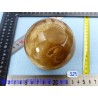Sphère en Aragonite Zonée  646gr 77mm diamètre