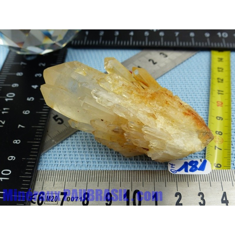 Quartz Ananas de Madagascar en Pointe Brute Q Extra 103g Rare