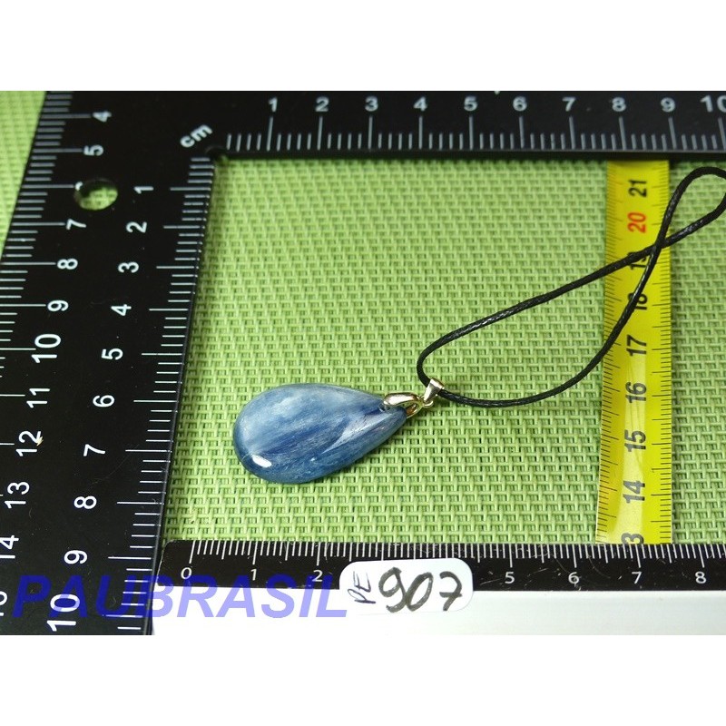 Pendentif Cyanite Cabochon Q Extra 6gr monture argent 925