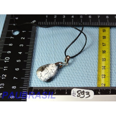 Pendentif Opale à Dendrites Cabochon Q Extra 4gr monture argent 925