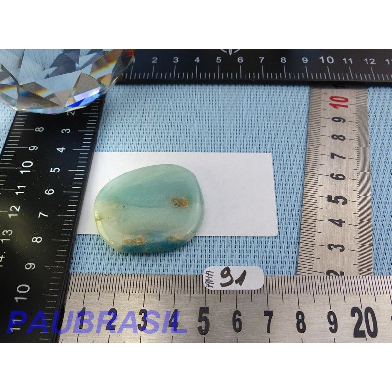 Amazonite Inde Pierre Plate Fine Q Extra 18gr