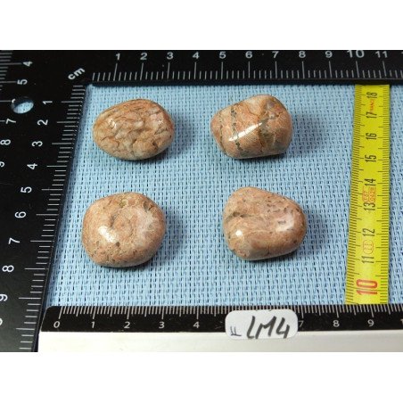 Orthoclase de Madagascar Lot de 4 Pierres Roulées 52g | Minéraux Paubrasil