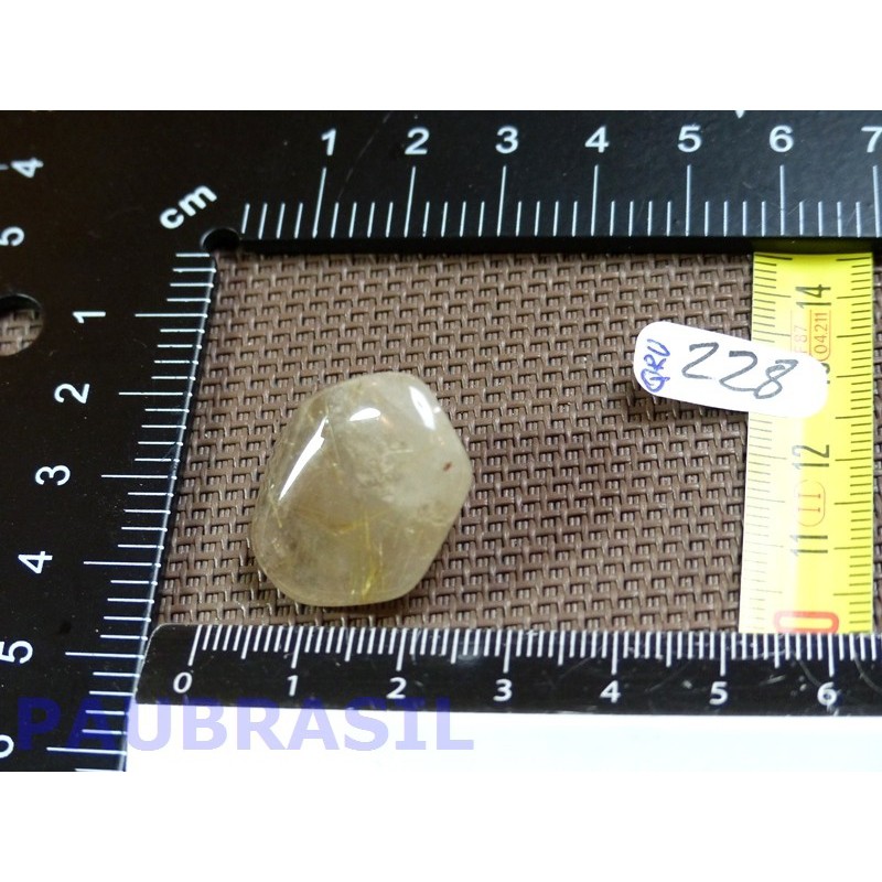 Quartz à inclusions de rutile du Minas Gerais Brésil 9gr