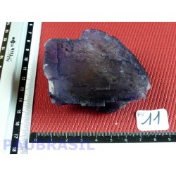 Fluorite fluorine  Violette brute 256g Q Extra Mexique