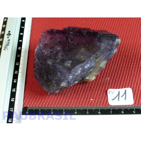 Fluorite fluorine  Violette brute 256g Q Extra Mexique