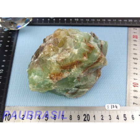 Calcite Verte en Pierre Brute 956g Q Extra