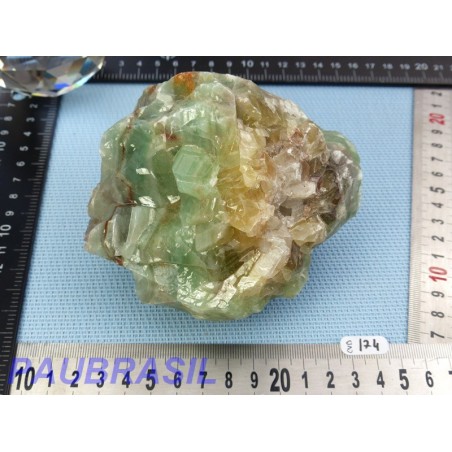 Calcite Verte en Pierre Brute 956g Q Extra