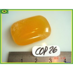 Calcite Orange en Pierre Plate rectangulaire 9g