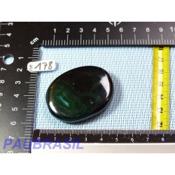 Malachite en pierre plate 52gr qualité moyenne