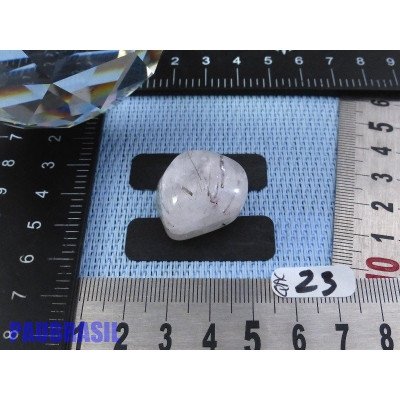 Quartz Actinolite pierre roulée Brésil 12gr50 rare