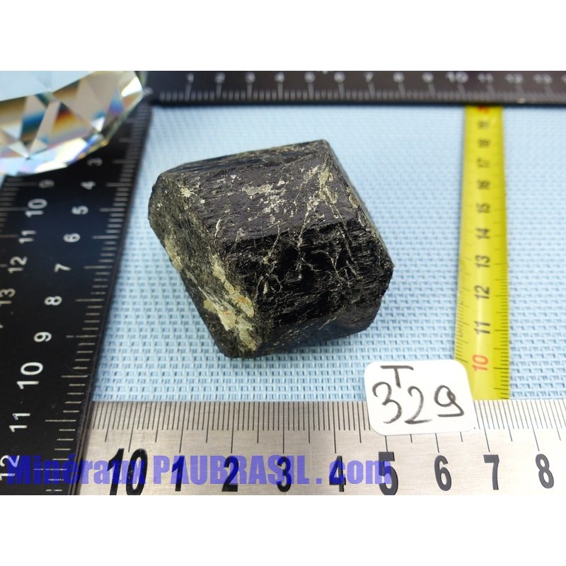 Tourmaline Noire Schorl Pierre Brute Biterminée Q EXTRA 144g