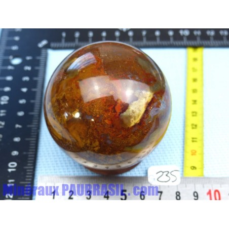 Sphère en Jaspe Polychrome 455gr 70mm diamètre Sphère en Jaspe Polychrome 455gr 70mm diamètre