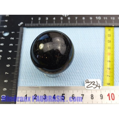 Sphère en Tourmaline Noire Schorl 150gr 45mm diamètre