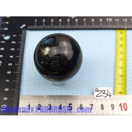 Sphère en Tourmaline Noire Schorl 150gr 45mm diamètre